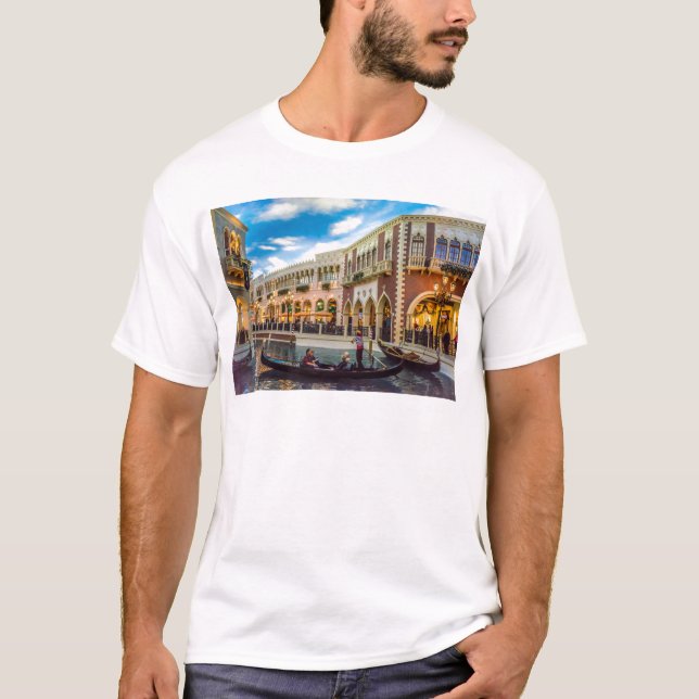 Camiseta Arquitetura do Canal de Las Vegas Gondola (Frente)