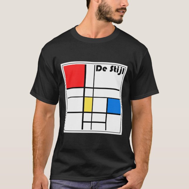 Camiseta Arquitetura moderna de Stijl (Frente)