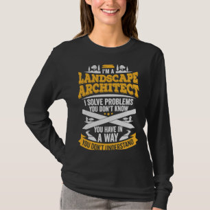 Camiseta Arquitetura Paisagem para um Arquiteto Paisagista