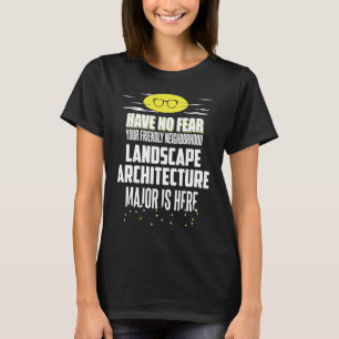 Camiseta Arquitetura Paisagista Principal Não Tem Medo