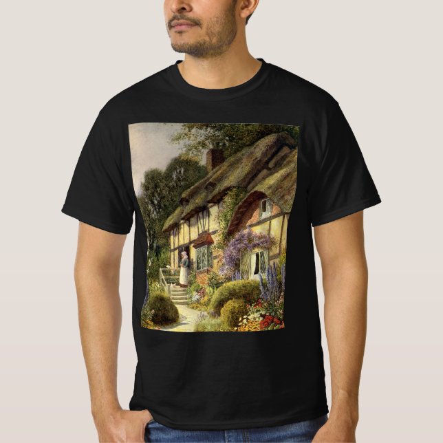 Camiseta Arquitetura Vintage, Country Cottage House (Frente)