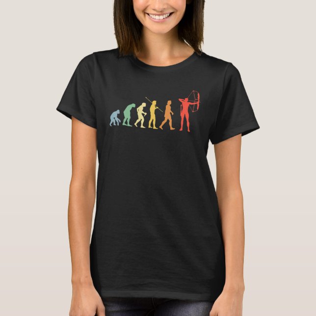 Camiseta Arquivador de arcos Evolution Retro Archery (Frente)