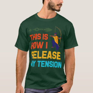 Camiseta Arquivamento de arco de Foco de Design e Arqueiro