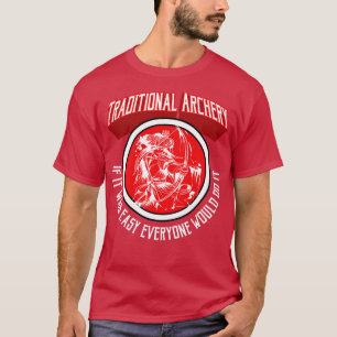 Camiseta Arquivamento de arco de Foco de Design e Arqueiro