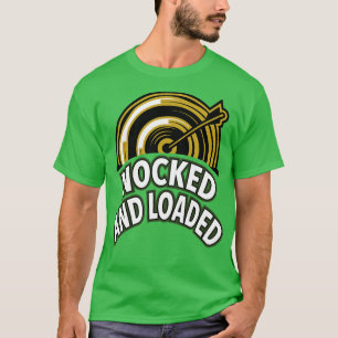 Camiseta Arquivamento de arco de Foco de Design e Arqueiro