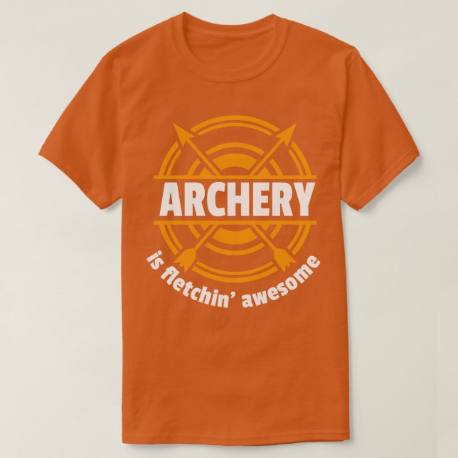 Camiseta Arquivamento de arco de Foco de Design e Arqueiro (Frente do Design)