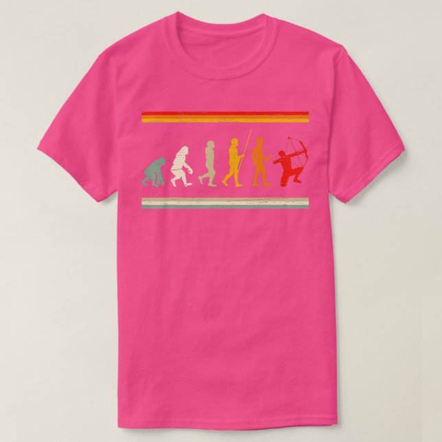Camiseta Arquivamento de Arcos com Seta Retroativa de Evolu (Frente do Design)