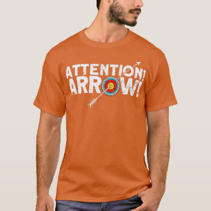 Camiseta Arquivo de Arcos do ArrowArcher de Atenção