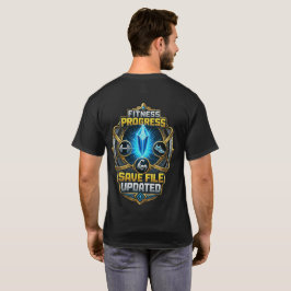 Camiseta Arquivo de Progresso de Treino Atualizado: Emblema