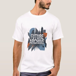 Camiseta Arquivo Futurista Paisagem Urbana Geométrica Moder