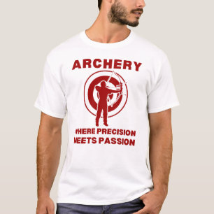 Camiseta Arquivo onde a paixão atende à precisão Arqueiro