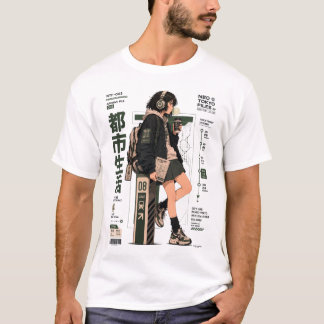 Camiseta Arquivos Neo Tokyo 003 - Moda Técnica Anime Trânsi