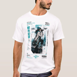 Camiseta Arquivos Neo Tokyo 010 – Anime de Fotógrafo de Tóq