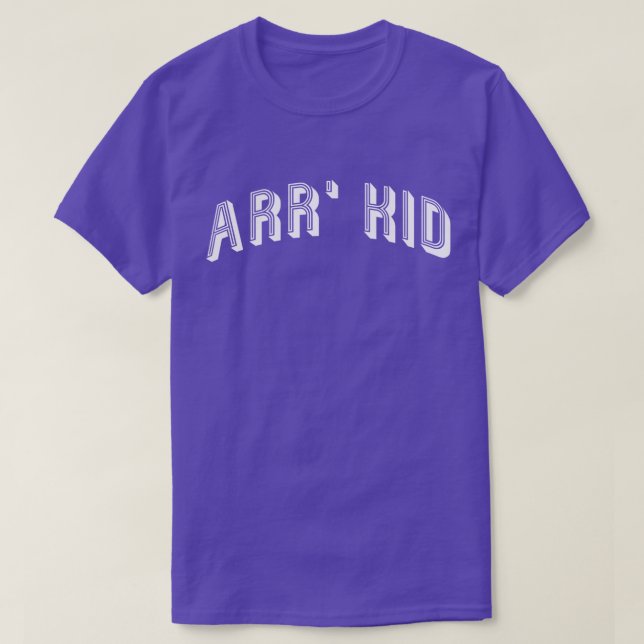 Camiseta Arr' Kid Our Kid Manchester Slang (Frente do Design)