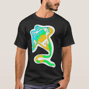 Camiseta Arraia Aquática de Cores Vibrantes