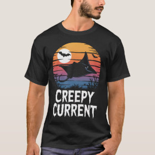 Camiseta Arraia do Sol Corrente Assustadora Halloween Ocean