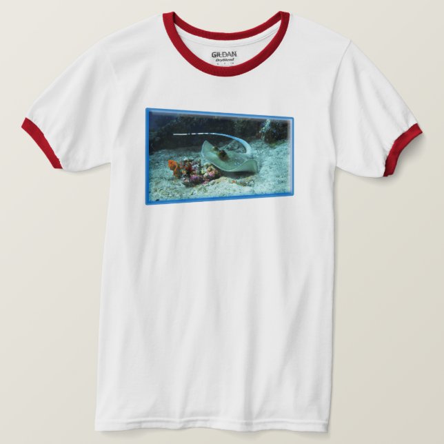 Camiseta Arraia em movimento - Design fotográfico |  (Frente do Design)