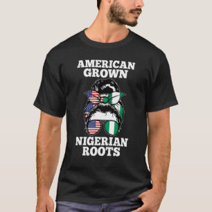 Camiseta Arraízes nigerianas cultivadas na América do Norte