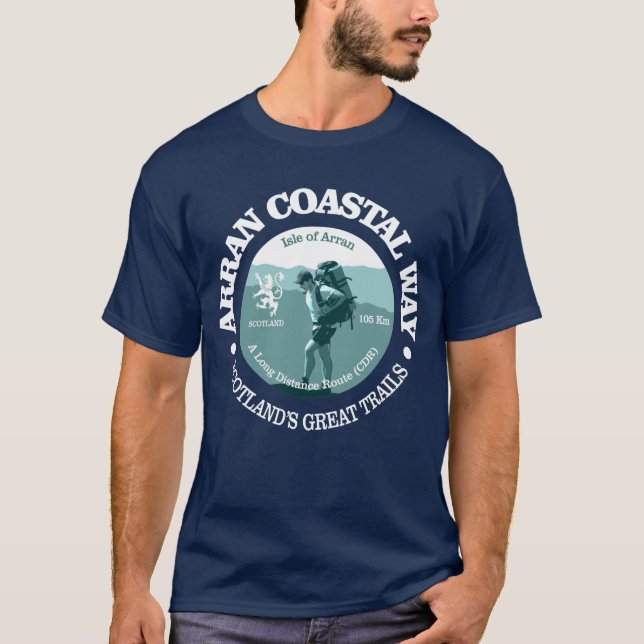 Camiseta Arran Coastal Way (T) (Frente)