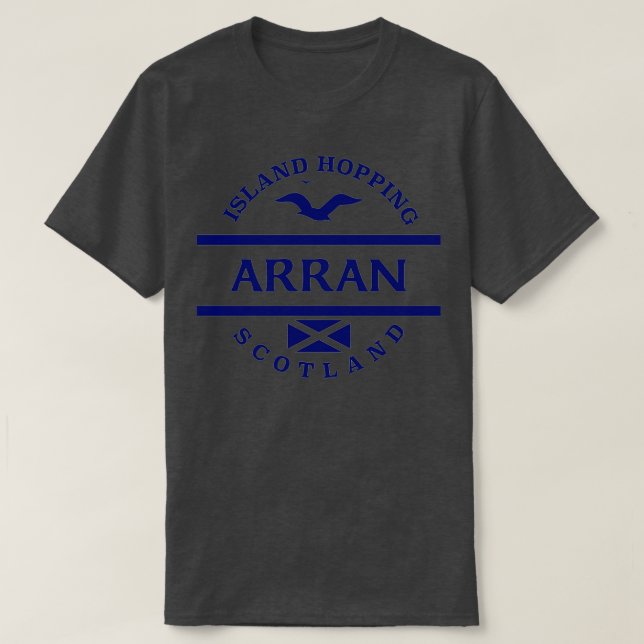 Camiseta Arran Scottish Islands (Frente do Design)