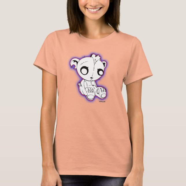 Camiseta Arrancado Sem Você Destruiu Design De Urso De Tedd (Frente)