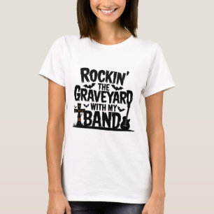Camiseta Arrancando o cemitério com minha banda