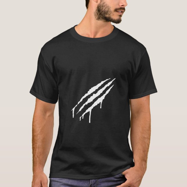 Camiseta Arranhões de ursos de T-Shirt (Frente)