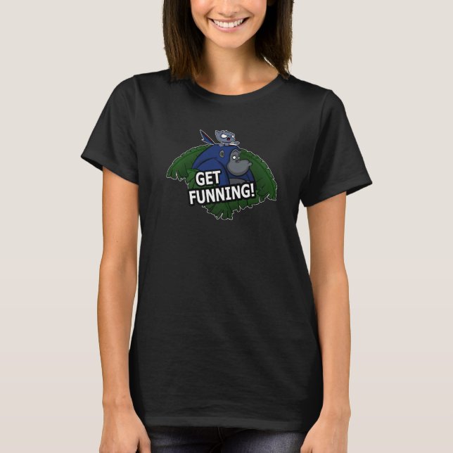 Camiseta Arranja Fundos! Gorila E Gato (Frente)