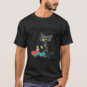 Camiseta Arranjo de Papel porque o Assassinato é Ideias de