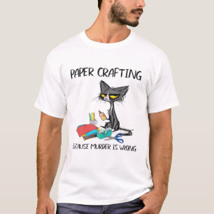 Camiseta Arranjo De Papel Porque O Assassinato É Ideias Err