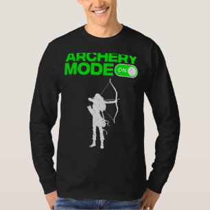 Camiseta Arranjo Para Crianças Mulheres Arrastam Arqueiros