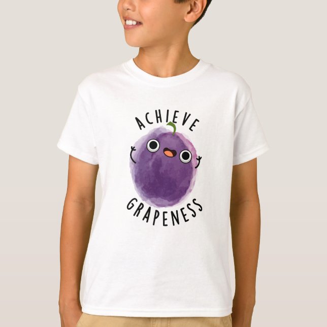 Camiseta Arranque De Uvas Positivas Engraçadas (Frente)