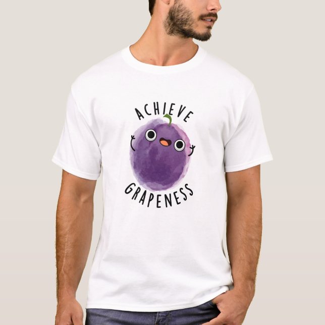Camiseta Arranque De Uvas Positivas Engraçadas (Frente)