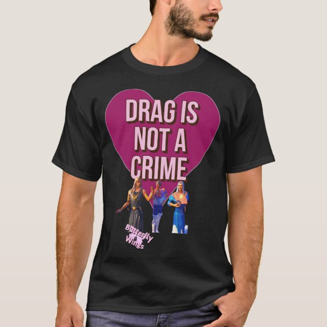 Camiseta Arrastar não é um crime (Frente)