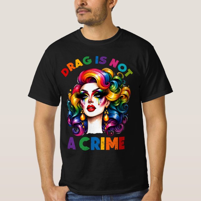 Camiseta Arrastar Não É Um Crime (Frente)
