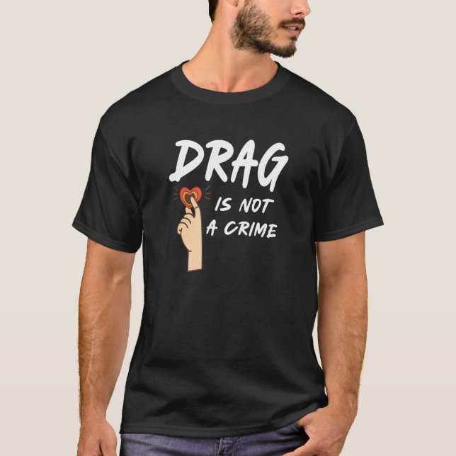 Camiseta Arrastar Não É Um Crime - Mão (Frente)