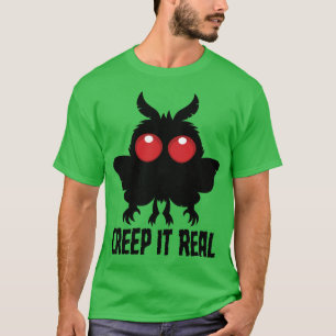Camiseta Arraste-se de Verdade Mysterioso Cryptid Mothman