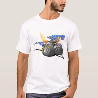 Camiseta Arrasto que compete a caricatura superior de