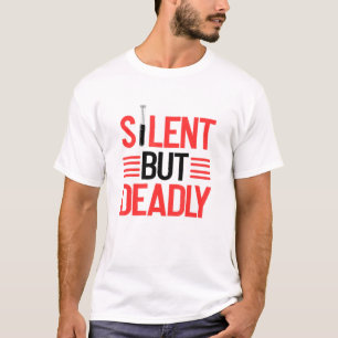 Camiseta Arrasto Silencioso, Mas Mortal, E Arqueiro