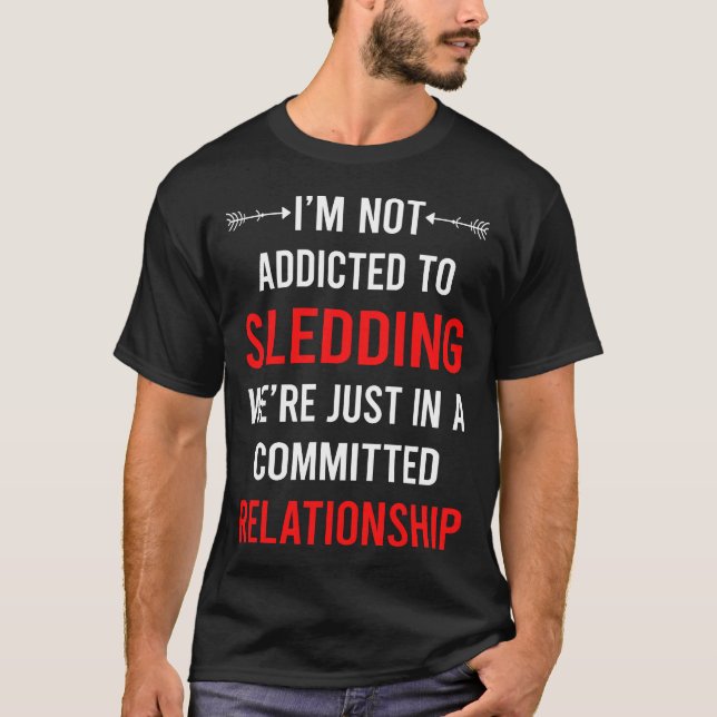 Camiseta Arrefecimento de relaçamento Sledge Sleighling (Frente)
