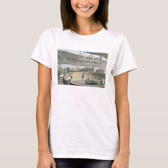 Camiseta Arrefecimento do cabo do telégrafo nos tanques nos (Frente)