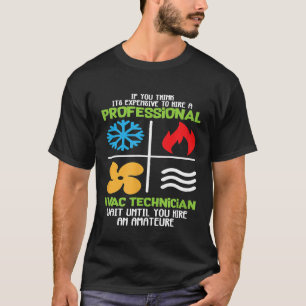 Camiseta Arrefecimento por aquecimento por Hvac Technician 