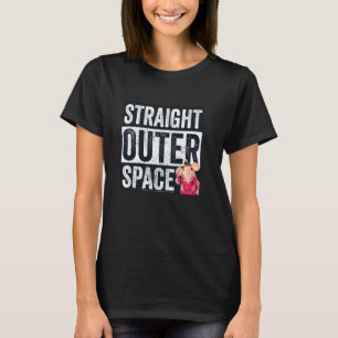 Camiseta Arrefecimentos Hetero Fora do Espaço Pequeno Retro
