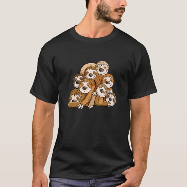 Camiseta Arrefecimentos Preguiçosos Confortavelmente Para A (Frente)