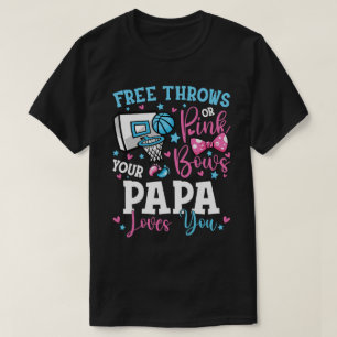 Camiseta Arremessos Livres Ou Laços Rosa Papai Te Ama Eu