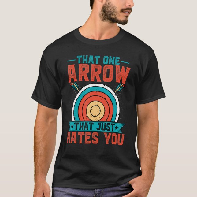 Camiseta Arrepender Aquela Seta Que Apenas Te Odeia Arche (Frente)