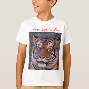 Camiseta Arrepiante Como Um Leão