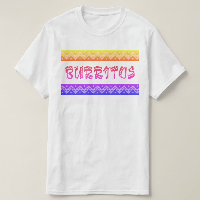 Camiseta arriba burritos (Frente do Design)