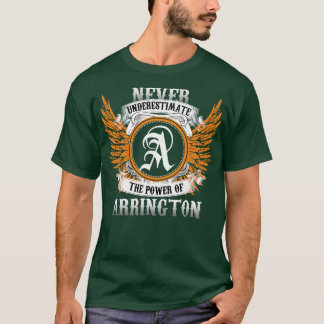 Camiseta Arrington Name Shirt Nunca Subestima O Poder