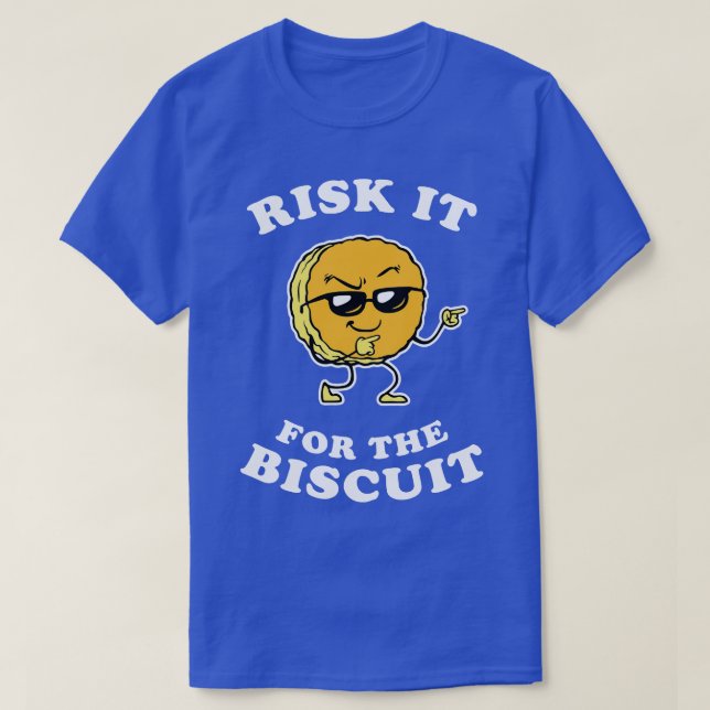 Camiseta arriscar para o biscoito (Frente do Design)